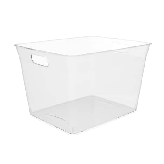 Curver&#xAE; V-Basket Extra Large Clear Organizing Storage Basket